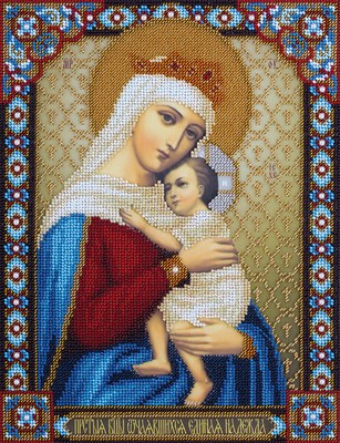 Панна н-р д/вышивки бисером икона божией Матери отчаявшихся Единая надежда ЦМ-1704  - фото 6226