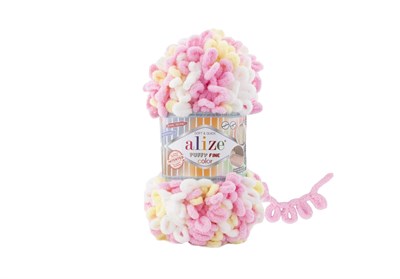 Пряжа Alize Puffy Fine Color 100% микрополиэстер 100г/14м №6367 101618 - фото 6668