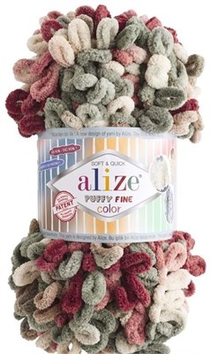 Пряжа Alize Puffy Fine Color 100% микрополиэстер 100г/14м №6039 101626 - фото 6676