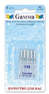 Игла д/быт швейн маш универс №130/22 5шт  22405 - фото 6977