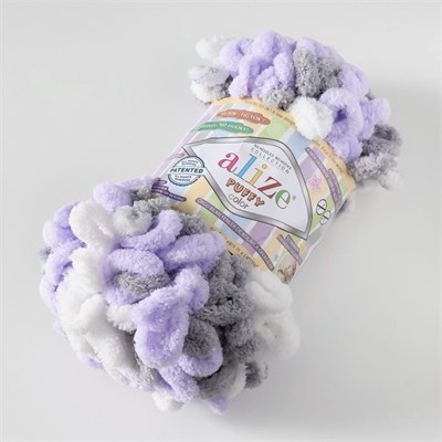 Пряжа Alize Puffy Color 100% Микрополиэстер 100гр №6372 - фото 7256