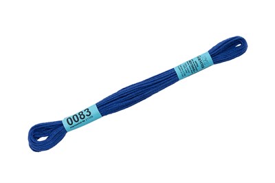Нитки д/вышивания "Gamma" мулине 100% хлопок 8м №0083 т.васильковый 9546 - фото 7941