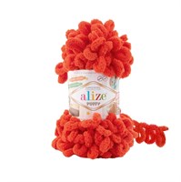 Пряжа Alize Puffy 100% Микрополиэстер 100гр №767, гранат