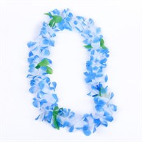 Ожерелье гавайское «Сказка», цвет голубой