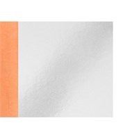 Поталь в книжке 14*14 см, 25 листов, серебряная 102077