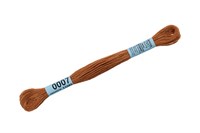Нитки д/вышивания "Gamma" мулине 100% хлопок 8м №0007 св.коричневый 9383