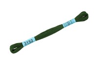 Нитки д/вышивания "Gamma" мулине 100% хлопок 8м №3152 т.болотный 15168