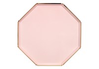 Н-р одноразовых тарелок 10шт, размер 18,3 см, цвет розовый