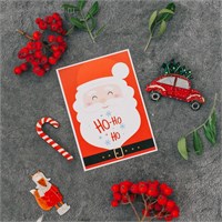 Открытка на каждый день «С новым годом», хо‒хо, 10,5 х 7,5 см 102388