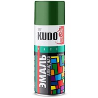 Краска аэрозоль Тёмно-Зелёная универсальная алкидная KUDO,520мл 31451