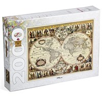 Пазл 2000шт Историческая карта мира 