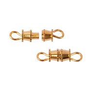 Металлические замки д/бус 5шт DMB-01/5 цв. 01 под золото 14995