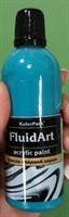 Краска для Fluid Art 80мл Морская УЦЕНКА