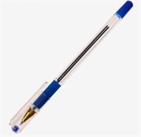 Ручка шариковая 0,5мм 1шт Lancer, Gold, цвет синий
