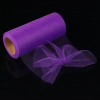Фатин мелкий 15см 22м Цв. фиолетовый