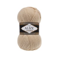 Пряжа Alize lanagold classic 51% акрил/49% шерсть 100гр №680 Медовый