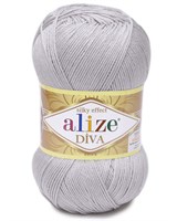 Пряжа Alize Diva 100% микрофибра цв.168 Морская ракушка