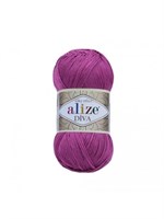 Пряжа Alize Diva 100% микрофибра цв.130 Фуксия