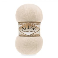 Пряжа Alize Angora gold 80% акрил/20% шерсть 100гр, цв.67 Молочно-бежевый