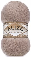 Пряжа Alize Angora gold 80% акрил/20% шерсть 100гр, цв.542 Беж.розовый