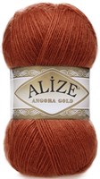 Пряжа Alize Angora gold 80% акрил/20% шерсть 100гр, цв.36 Терракот