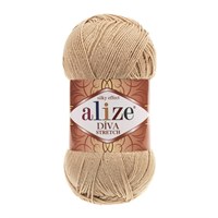 Пряжа Alize Diva stretch 8% эластик/92% микрофибра 100гр, цв.368 Св.бежевый