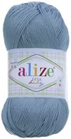 Пряжа Alize Diva Baby 100% микрофибра 100гр, цв.112 Голубой