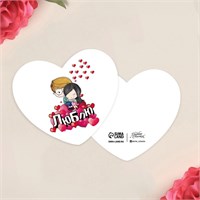 Открытка-мини «Люблю», пара, 7х6см 105166