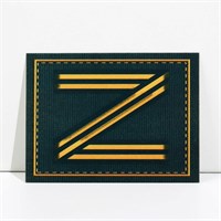 Открытка патриотическая Z, 8×6см 105173