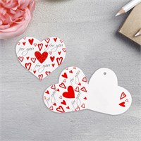 Валентинка "for you!" глиттер, 6,2х8,6см 105178