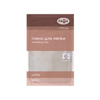 Глина белая д/лепки Гамма "Хобби", натуральная, 1500г, вакуумная упак 105555