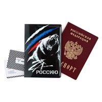 Обложка для паспорта "Zа Россию!", ПВХ