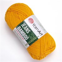 Пряжа YarnArt Jeans Bamboo 50% бамбук/50% акрил 50г, Цв.106 Желток 106202