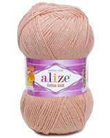 Пряжа Alize cotton gold 55% хлопок/45% акрил №446 Пудра