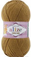 Пряжа Alize cotton gold 55% хлопок/45% акрил №782 Св.коричневый