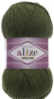 Пряжа Alize cotton gold 55% хлопок/45% акрил №29 Хаки