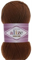 Пряжа Alize cotton gold 55% хлопок/45% акрил №690 Кирпичный