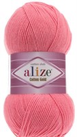 Пряжа Alize cotton gold 55% хлопок/45% акрил №33 Яр.розовый