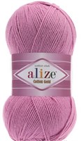 Пряжа Alize cotton gold 55% хлопок/45% акрил №98 Розово-сиреневый