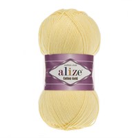 Пряжа Alize cotton gold 55% хлопок/45% акрил №187 Св.лимон