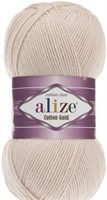 Пряжа Alize cotton gold 55% хлопок/45% акрил №382 Телесный