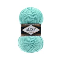 Пряжа Alize lanagold classic 51% акрил/49% шерсть 100гр №462 Морская зелень