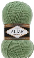 Пряжа Alize lanagold classic 51% акрил/49% шерсть 100гр №180 Сосна