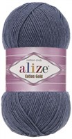 Пряжа Alize cotton gold 55% хлопок/45% акрил №203 Джинс меланж