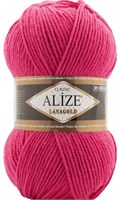 Пряжа Alize lanagold classic 51% акрил/49% шерсть 100гр №798 Яр.розовый 106314