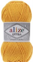 Пряжа Alize Extra 90% акрил/10% шерсть 100гр/220м №488 Т.желтый