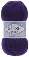 Пряжа Alize Extra 90% акрил/10% шерсть 100гр/220м №74 Фиолетовый