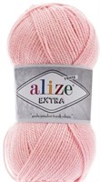 Пряжа Alize Extra 90% акрил/10% шерсть 100гр/220м №161 Пудра