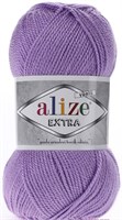 Пряжа Alize Extra 90% акрил/10% шерсть 100гр/220м №247 Лиловый