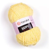 Пряжа YarnArt Happy 100% полиэстер, 100г/175м №774 Желтый